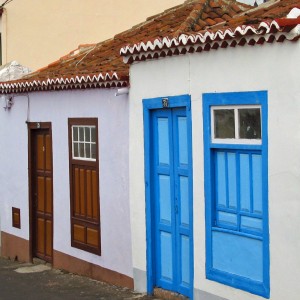 Authentische Straße von Los Llanos de Aridane, La Palma