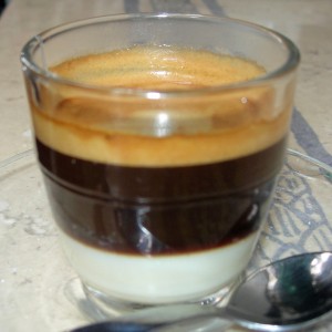 Cortado op het strand van Los Llanos de Aridane