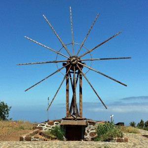 Molen bij Las Tricias op La Palma