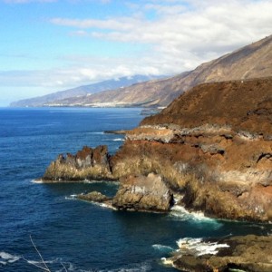 Ruige oceaankust van La Palma