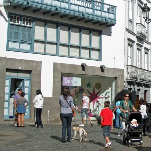 Winkelstraat Santa Cruz, La Palma
