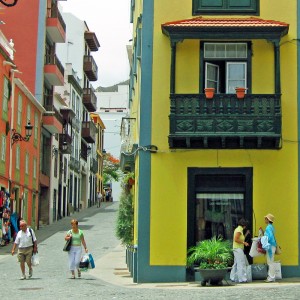 Winkelstraat van Santa Cruz de la Palma